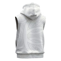 Samoan Tatau Sleeveless Zip Hoodie Tattoo Reveal Effect