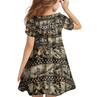 Pearl Harbor Remembrance Day Personalized Family Matching Tank Maxi Dress and Hawaiian Shirt Memories of December 7 with Red Poppy Lei - Polynesian Pride