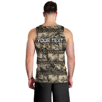 Pearl Harbor Remembrance Day Personalized Men Tank Top Memories of December 7 with Red Poppy Lei - Polynesian Pride