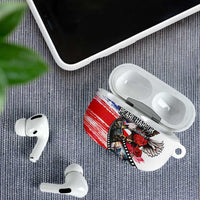 Pearl Harbor Remembrance Day AirPods Case Lest We Forget - The Bald Eagle Remembers - Polynesian Pride