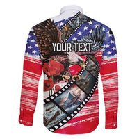 Pearl Harbor Remembrance Day Personalized Family Matching Mermaid Dress and Hawaiian Shirt Lest We Forget - The Bald Eagle Remembers - Polynesian Pride