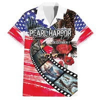 Pearl Harbor Remembrance Day Personalized Family Matching Short Sleeve Bodycon Dress and Hawaiian Shirt Lest We Forget - The Bald Eagle Remembers - Polynesian Pride