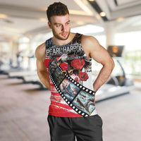 Pearl Harbor Remembrance Day Personalized Men Tank Top Lest We Forget - The Bald Eagle Remembers - Polynesian Pride