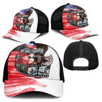 Pearl Harbor Remembrance Day Mesh Trucker Cap Lest We Forget-The Bald Eagle Remembers LT03 - Polynesian Pride