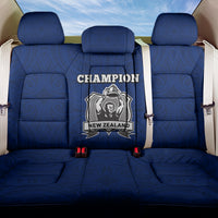 New Zealand World Cup 2023 Back Car Seat Cover Go Champion NZ Rugby Forever Maori Blue Style LT03 One Size Blue - Polynesian Pride