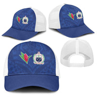 Samoa Rugby Baseball Net Cap Tatau Tribal Motifs Sporty Style - Polynesian Pride