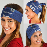 Custom Samoa Rugby Neck Gaiter Tatau Tribal Motifs Sporty Style - Polynesian Pride