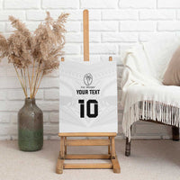 Custom Fiji Rugby Canvas Wall Art Tapa Tribal Motifs Sporty Style - Polynesian Pride