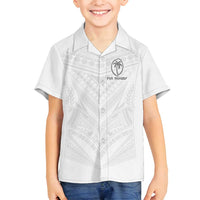 Custom Fiji Rugby Family Matching Long Sleeve Bodycon Dress and Hawaiian Shirt Tapa Tribal Motifs Sporty Style - Polynesian Pride