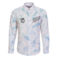 Custom New Zealand Football Family Matching Off Shoulder Short Dress and Hawaiian Shirt The Whites-Aotearoa Inspired - Polynesian Pride