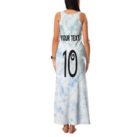 Custom New Zealand Football Family Matching Tank Maxi Dress and Hawaiian Shirt The Whites-Aotearoa Inspired - Polynesian Pride