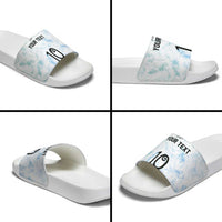 Custom New Zealand Football Slide Sandals The Whites-Aotearoa Inspired - Polynesian Pride