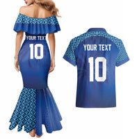 Custom Fiji Football-Towards World Cup 2026 Couples Matching Mermaid Dress and Hawaiian Shirt