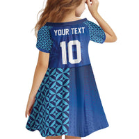 Custom Fiji Football-Towards World Cup 2026 Kid Short Sleeve Dress