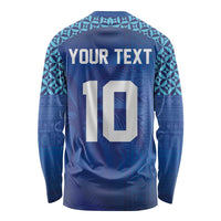 Custom Fiji Football-Towards World Cup 2026 Long Sleeve Shirt