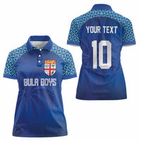 Custom Fiji Football-Towards World Cup 2026 Women Polo Shirt LT03 - Polynesian Pride