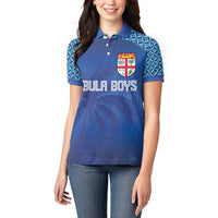 Custom Fiji Football-Towards World Cup 2026 Women Polo Shirt LT03 - Polynesian Pride