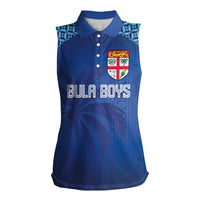 Custom Fiji Football-Towards World Cup 2026 Women Sleeveless Polo Shirt