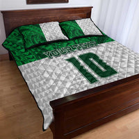 Custom Hawaii Volleyball-Kakau Motif Green Color Quilt Bed Set