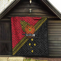 Papua New Guinea Goroka Show Quilt Bird-of-paradise and Melanesian Tattoo Pattern LT03 - Polynesian Pride