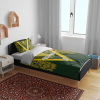 Australia Rugby Custom Bedding Set Aboriginal Art Sporty Style - Polynesian Pride