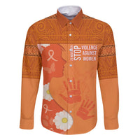 International Day for the Elimination of Violence Against Women Family Matching Tank Maxi Dress and Hawaiian Shirt Polynesian Pattern