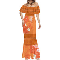 International Day for the Elimination of Violence Against Women Mermaid Dress Polynesian Pattern LT03 - Polynesian Pride