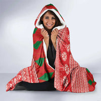 Australian Christmas Hooded Blanket - Santa Koala Kangaroo and Holiday Cheer