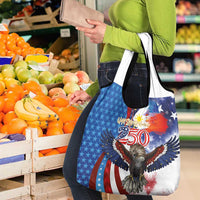 Philippines and United States Semiquincentennial Grocery Bag Eagle and National Flag Style