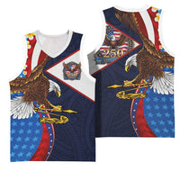 American Samoa and United States Semiquincentennial Basketball Jersey Bald Eagle with National Flag Style