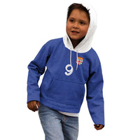 Custom Fijian Football Kid Hoodie Tapa Pattern and Shark Tribal LT03 - Polynesian Pride