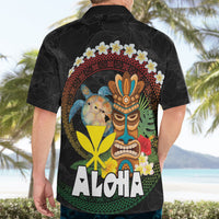 Aloha Hawaii Hawaiian Shirt Kanaka Maoli with Polynesian Spiral Plumeria LT03 - Polynesian Pride