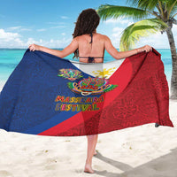 Philippines MassKara Sarong Filipino Carnival Mask and Polynesian Pattern LT03 - Polynesian Pride