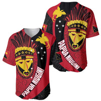 Papua New Guinea Mask Festival Baseball Jersey Papua Niugini Tribe Mask Melanesian Pattern LT03 - Polynesian Pride