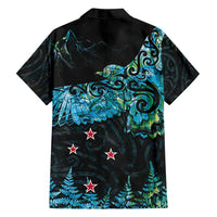 New Zealand Kea Bird Family Matching Summer Maxi Dress and Hawaiian Shirt Maori Tattoo and Silver Fern Paua Shell Style LT03 - Polynesian Pride