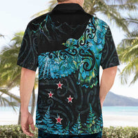 New Zealand Kea Bird Hawaiian Shirt Maori Tattoo and Silver Fern Paua Shell Style LT03 - Polynesian Pride