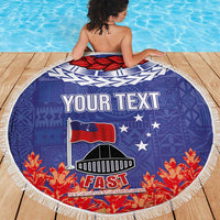 FAST Party Samoa Beach Blanket Ula Fala Teuila Polynesian Tapa Pattern