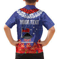FAST Party Samoa Family Matching Off The Shoulder Long Sleeve Dress and Hawaiian Shirt Ula Fala Teuila Polynesian Tapa Pattern LT03 - Polynesian Pride