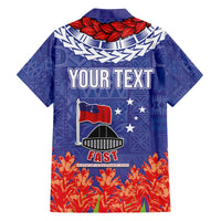 FAST Party Samoa Family Matching Off The Shoulder Long Sleeve Dress and Hawaiian Shirt Ula Fala Teuila Polynesian Tapa Pattern LT03 - Polynesian Pride