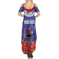 FAST Party Samoa Family Matching Summer Maxi Dress and Hawaiian Shirt Ula Fala Teuila Polynesian Tapa Pattern LT03 - Polynesian Pride