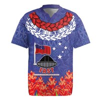 FAST Party Samoa Rugby Jersey Ula Fala Teuila Polynesian Tapa Pattern