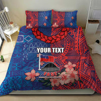 CHOGM FAST Samoa 2024 Bedding Set Samoan Tapa Tribal and Ornament Pattern with Hibiscus LT03 - Polynesian Pride