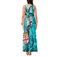 personalised-fiji-australia-rugby-tank-maxi-dress-kangaroo-and-palm-tree-blue-tapa-pattern-mix-aboriginal