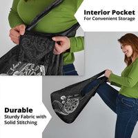 Personalised Niue Darts Masters Grocery Bag Tribal Hiapo Dartboard - Polynesian Pride