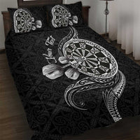 Personalised Niue Darts Masters Quilt Bed Set Tribal Hiapo Dartboard - Polynesian Pride