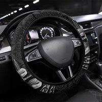 Niue Darts Masters Steering Wheel Cover Tribal Hiapo Dartboard - Polynesian Pride