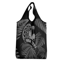 Personalised New Zealand Aotearoa Darts Masters Grocery Bag Silver Fern and Maori Spirit - Polynesian Pride