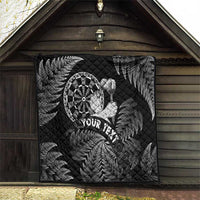 Personalised New Zealand Aotearoa Darts Masters Quilt Silver Fern and Maori Spirit - Polynesian Pride