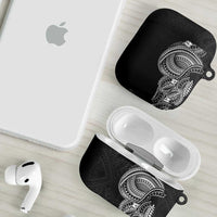 Traditional Polynesian Art Tattoos AirPods Case Black Color - Polynesian Pride