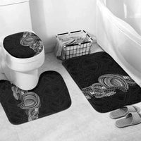 Traditional Polynesian Art Tattoos Bathroom Set Black Color - Polynesian Pride